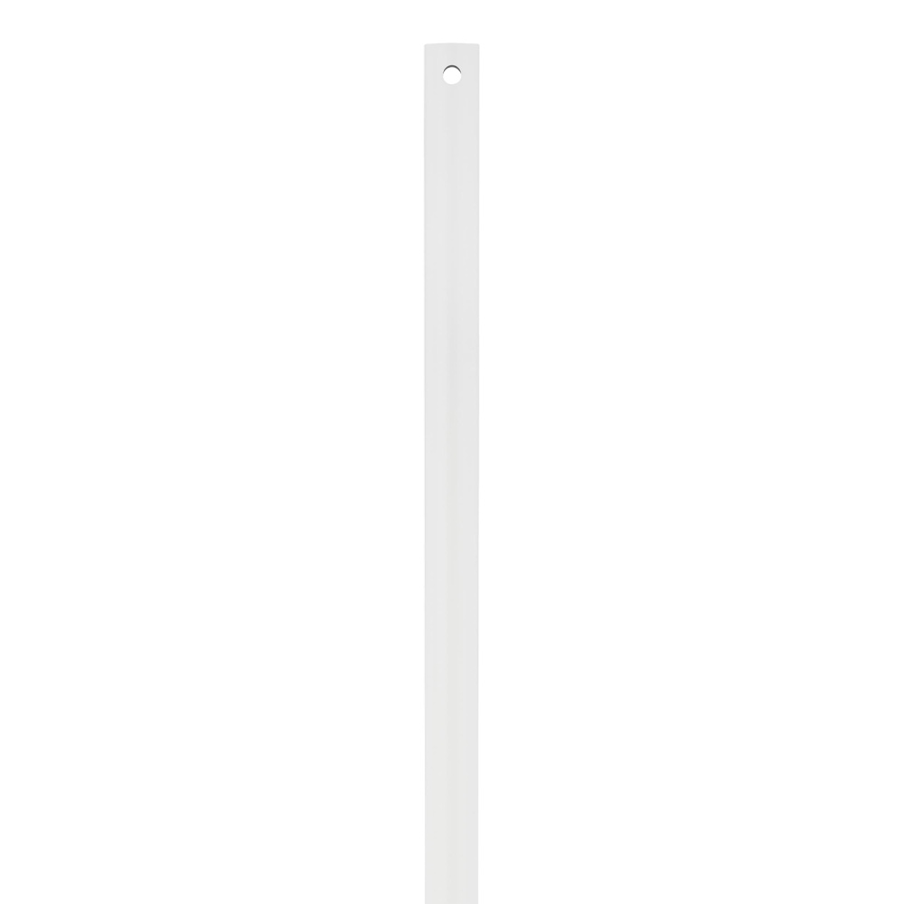 24" Coastal Downrod in Matte White